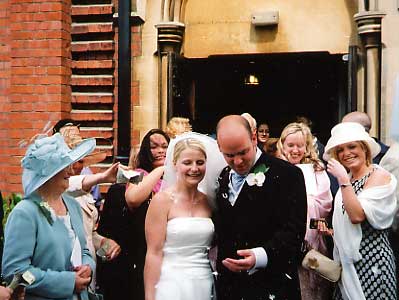 The happy couple